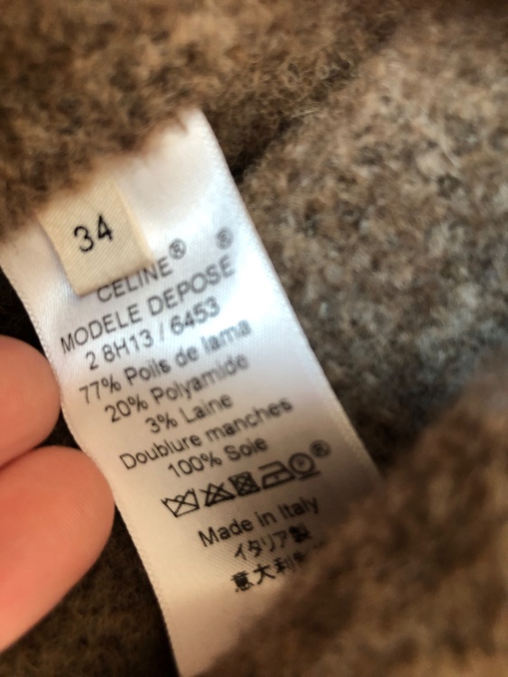 セリーヌ フィービー期　カシミヤコート（古着・ファッション）の商品画像 - 査定依頼日：2026年8月22日 - 最高査定価格：41,000円