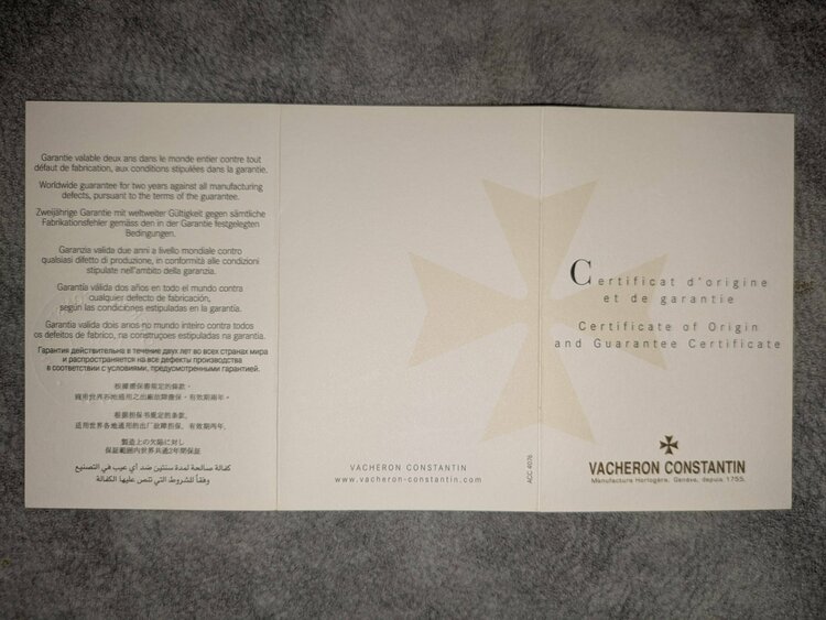 ヴァシュロン・コンスタンタン 腕時計（高級時計）の商品画像 - 査定依頼日：2025年12月16日 - 最高査定価格：2,500,000円