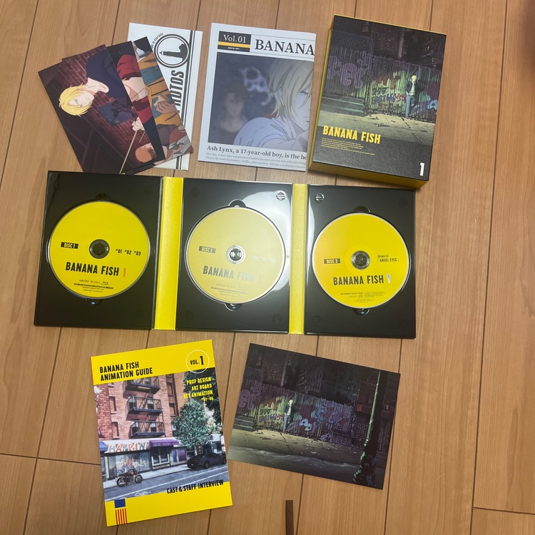 BANANA FISH Blu-ray Disc BOX 完全生産限定版 全4巻セット（CD・DVD）の商品画像 - 査定依頼日：2026年10月26日 - 最高査定価格：11,000円