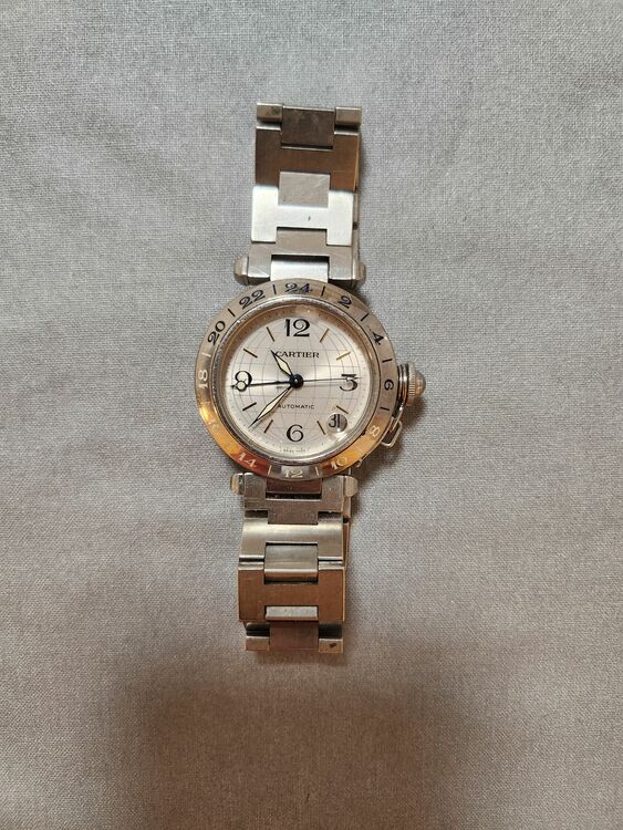 カルティエ パシャ 2377 SS（高級時計）の商品画像 - 査定依頼日：2025年6月20日 - 最高査定価格：280,000円