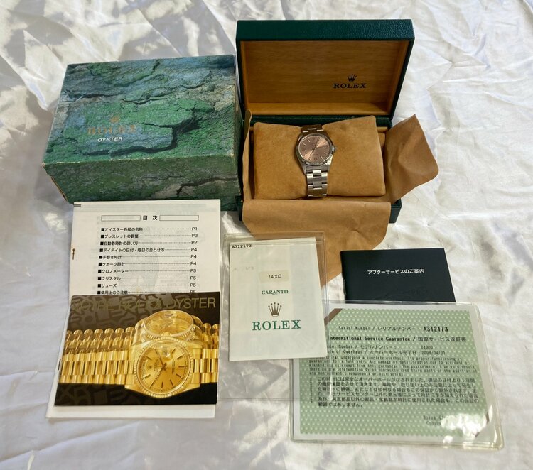 ロレックス エアキング 14000（高級時計）の商品画像 - 査定依頼日：2026年1月27日 - 最高査定価格：730,000円