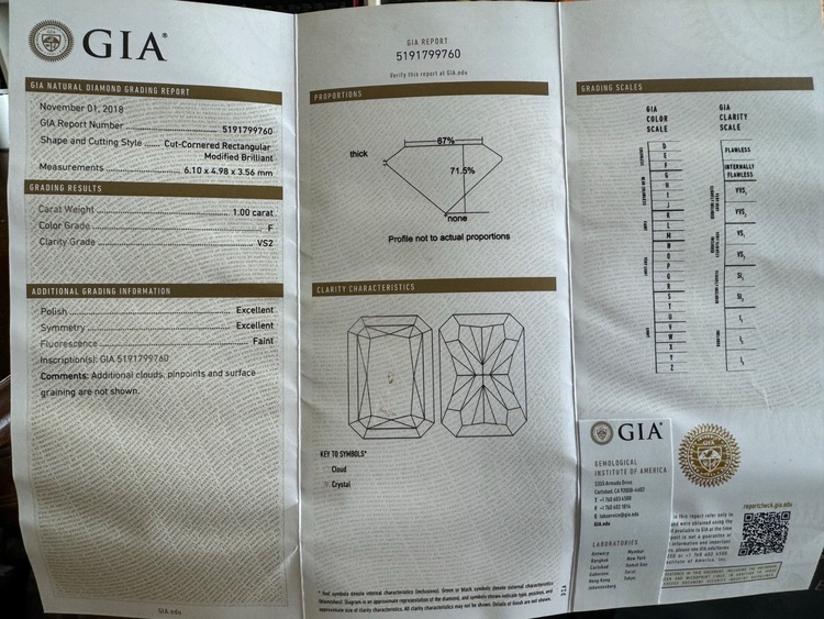 1ct.ダイヤモンドの指輪（金・貴金属）の商品画像 - 査定依頼日：2025年10月29日 - 最高査定価格：250,000円