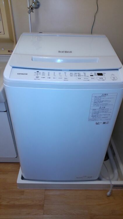 洗濯機　日立ビートウォッシュ　BW-V80J（家電）の商品画像 - 査定依頼日：2025年9月24日 - 最高査定価格：5,500円