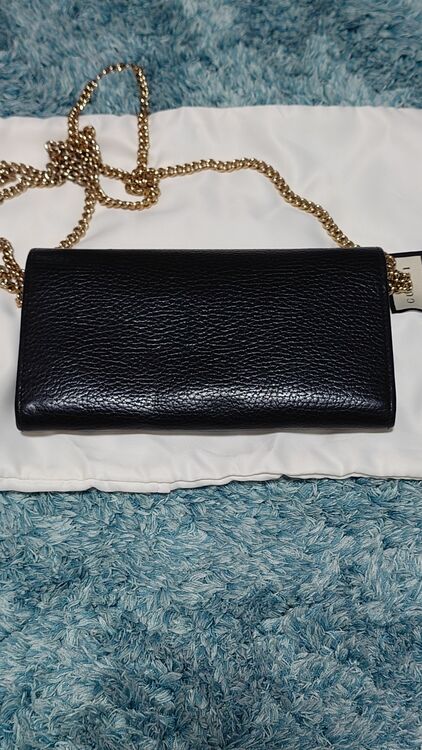 チェーンウォレット　ブラック　レザー　マーモント　長財布　546585　ショルダ（ブランドバッグ）の商品画像 - 査定依頼日：2025年8月23日 - 最高査定価格：50,000円