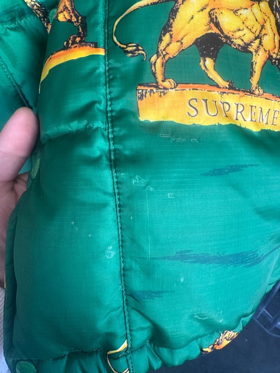 Lion Puffy Jacket’ライオン パフィージャケット ダウン（古着・ファッション）の商品画像 - 査定依頼日：2026年3月21日 - 最高査定価格：7,000円