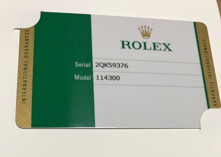 オイスターパーペチュアル114300ダークロジウム39（高級時計）の商品画像 - 査定依頼日：2022年8月3日 - 最高査定価格：860,000円