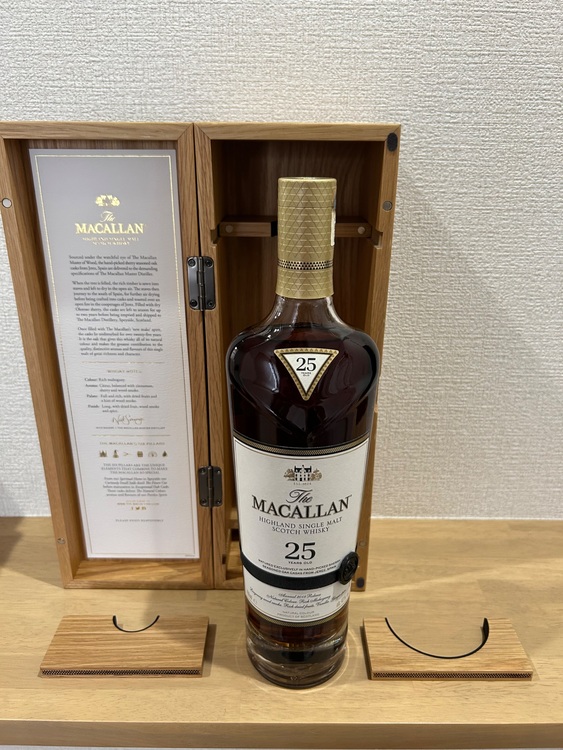 25年　2019年製造（お酒）の商品画像 - 査定依頼日：2025年9月8日 - 最高査定価格：130,000円
