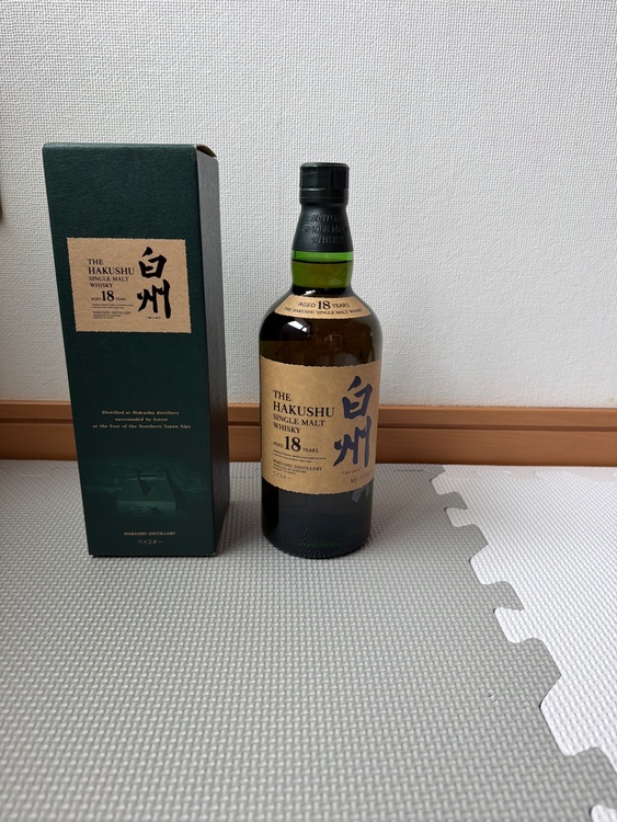 白州　18年（お酒）の商品画像 - 査定依頼日：2026年8月29日 - 最高査定価格：62,000円