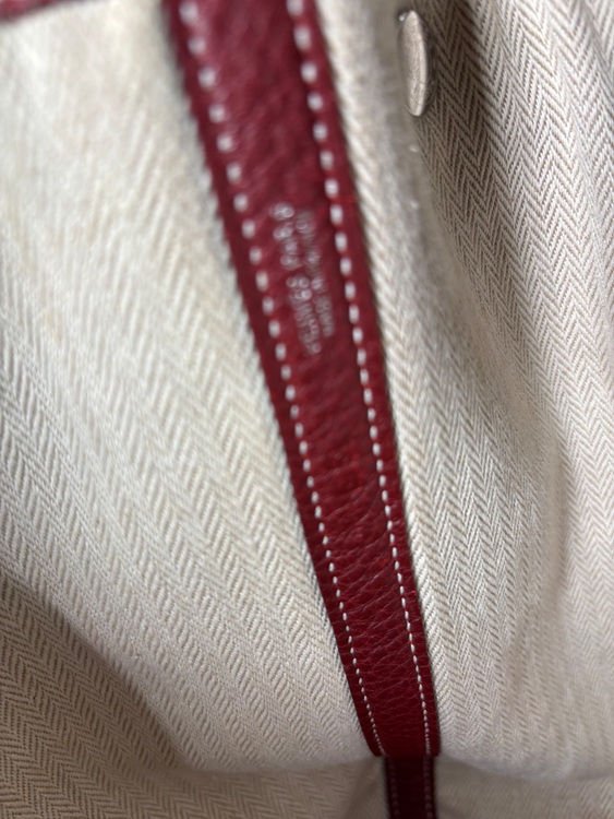 エルメス ガーデンパーティPM ネゴンダ ルージュアッシュ □O刻印（ブランドバッグ）の商品画像 - 査定依頼日：2025年10月30日