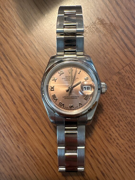 オイスターパーペチュアルデイト（高級時計）の商品画像 - 査定依頼日：2025年3月26日 - 最高査定価格：500,000円