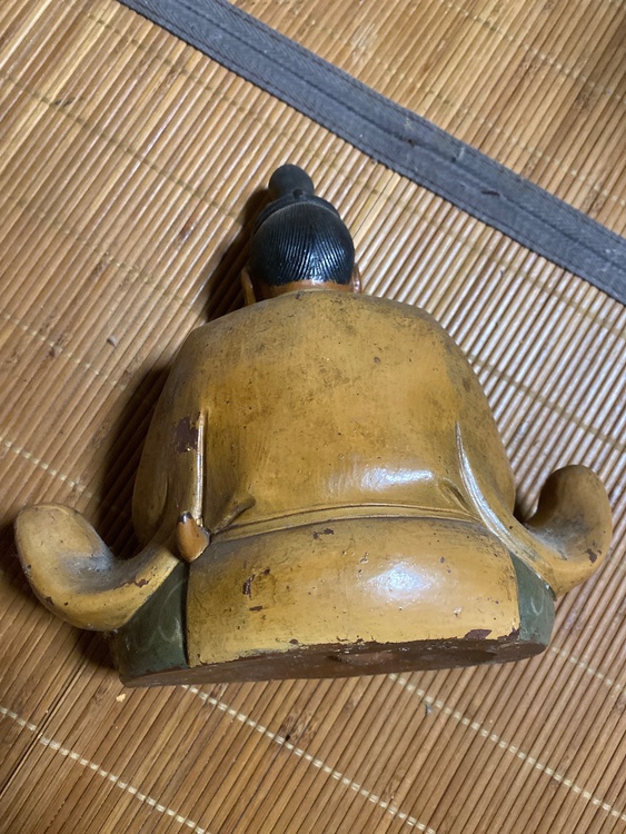 菅原道真　備前焼　吉形香秀（よしかた こうしゅう）？（美術品・骨董品）の商品画像 - 査定依頼日：2026年7月28日 - 最高査定価格：3,000円