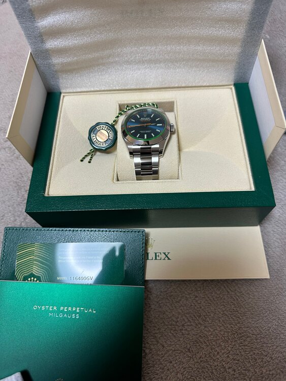 ミルガウス　Zブルー（高級時計）の商品画像 - 査定依頼日：2025年3月4日 - 最高査定価格：1,650,000円