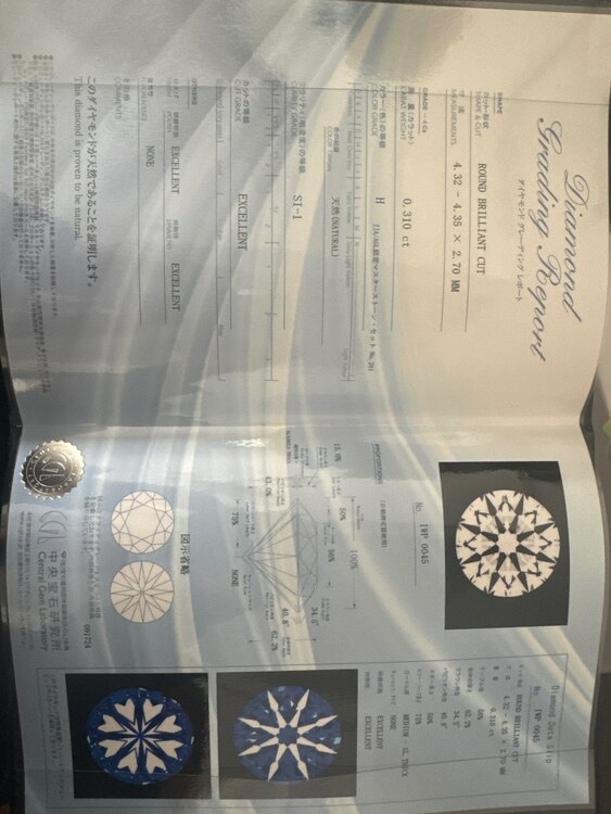 エクセルコダイヤモンド　ensemble（PT/YG 518A）（宝石）の商品画像 - 査定依頼日：2025年1月4日 - 最高査定価格：30,000円