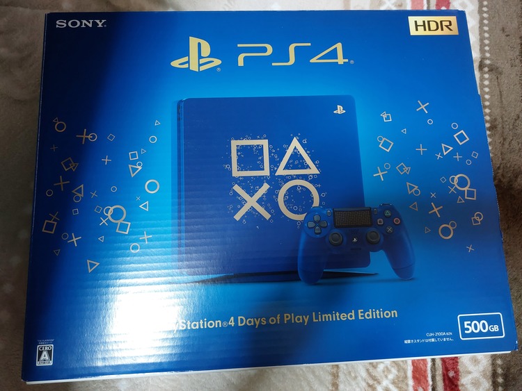 プレイステーション4本体 Days of Play Limited Editio（ゲーム機本体・ゲームソフト）の商品画像 - 査定依頼日：2022年5月15日 - 最高査定価格：22,000円