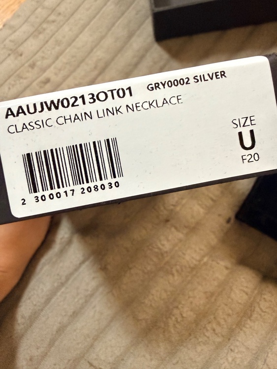 1017 ALYX 9SM ネックレス（金・貴金属）の商品画像 - 査定依頼日：2026年5月11日 - 最高査定価格：3,000円