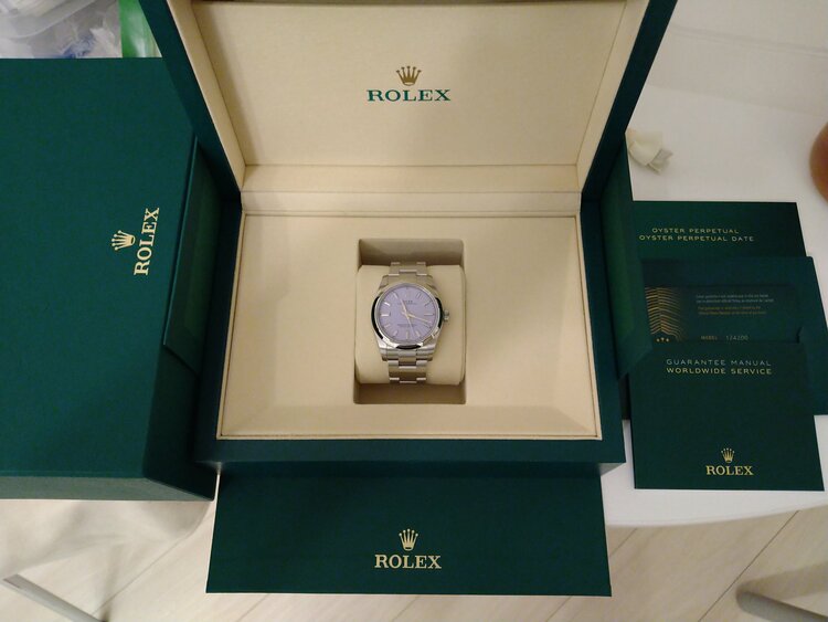 オイスターパーペチュアル　34ミリ（高級時計）の商品画像 - 査定依頼日：2026年3月21日 - 最高査定価格：1,400,000円