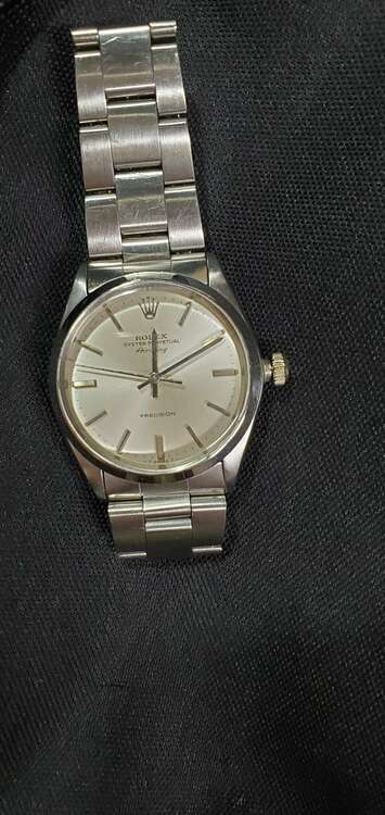 ロレックス エアキング 5500（高級時計）の商品画像 - 査定依頼日：2024年8月15日 - 最高査定価格：850,000円