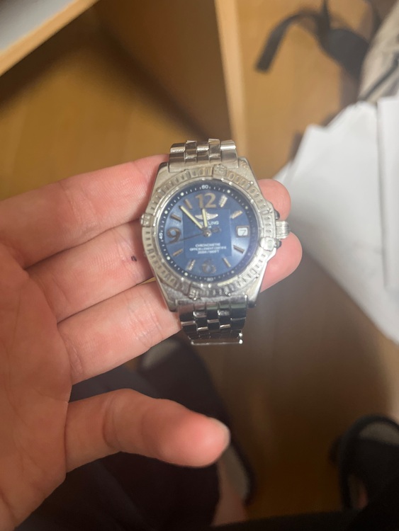 ブライトリング クロノマット A7734（高級時計）の商品画像 - 査定依頼日：2025年8月9日 - 最高査定価格：160,000円