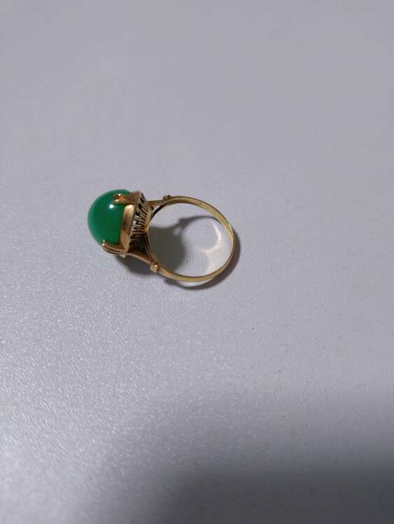 翡翠リング（金・貴金属）の商品画像 - 査定依頼日：2024年2月23日 - 最高査定価格：45,000円