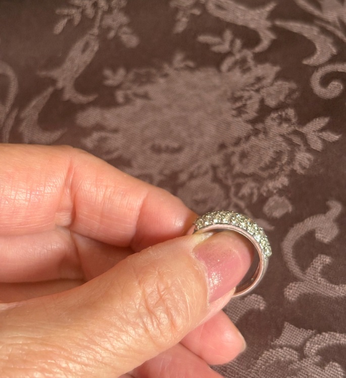 WG1カラットダイヤパヴェリング（金・貴金属）の商品画像 - 査定依頼日：2025年8月8日 - 最高査定価格：100,000円