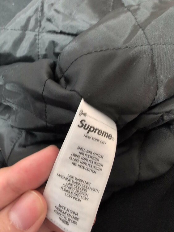 Supreme x Dickies Quilted Lined Zip Up H（古着・ファッション）の商品画像 - 査定依頼日：2026年10月1日 - 最高査定価格：9,000円