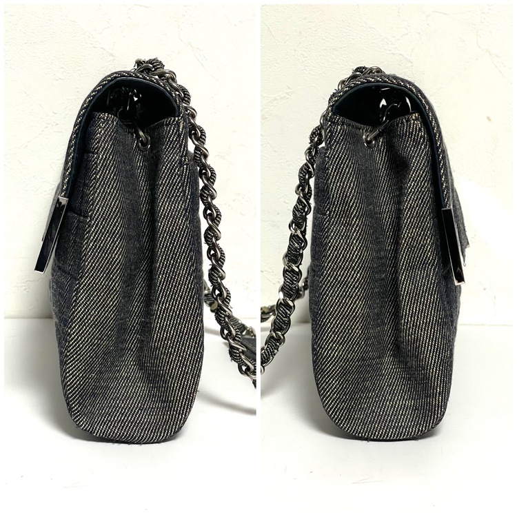 チョコバー チェーンフラップ デニムバッグ（ブランドバッグ）の商品画像 - 査定依頼日：2026年2月10日 - 最高査定価格：140,000円