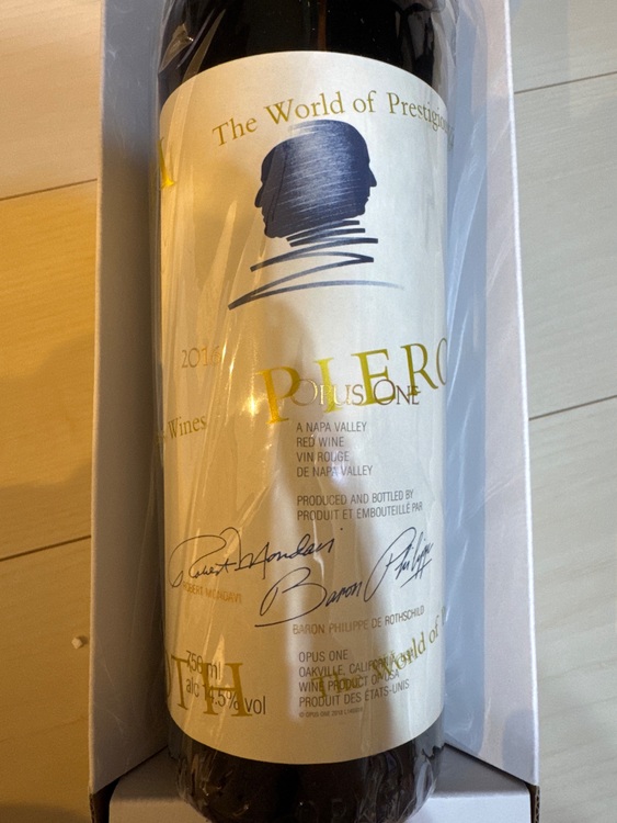 オーパスワン2016（お酒）の商品画像 - 査定依頼日：2025年6月30日 - 最高査定価格：46,000円