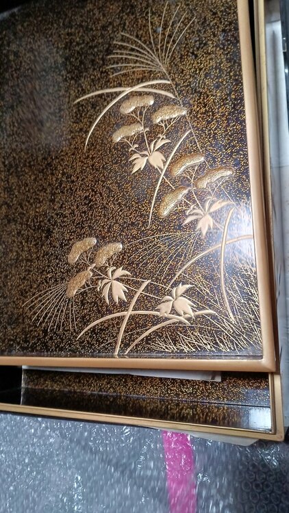 蒔絵硯箱文箱セット幕末（美術品・骨董品）の商品画像 - 査定依頼日：2026年9月17日 - 最高査定価格：5,000円