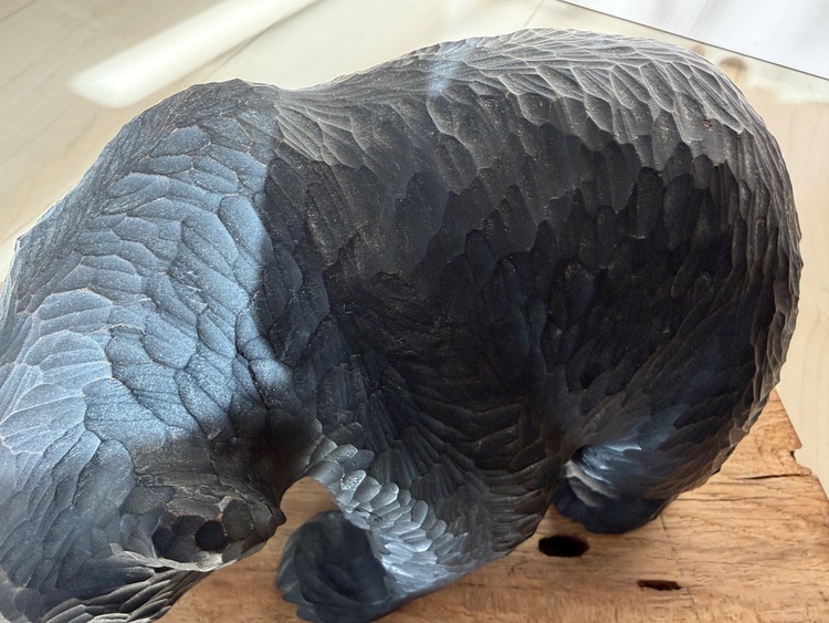 木彫りの熊（美術品・骨董品）の商品画像 - 査定依頼日：2026年1月13日 - 最高査定価格：1,000円