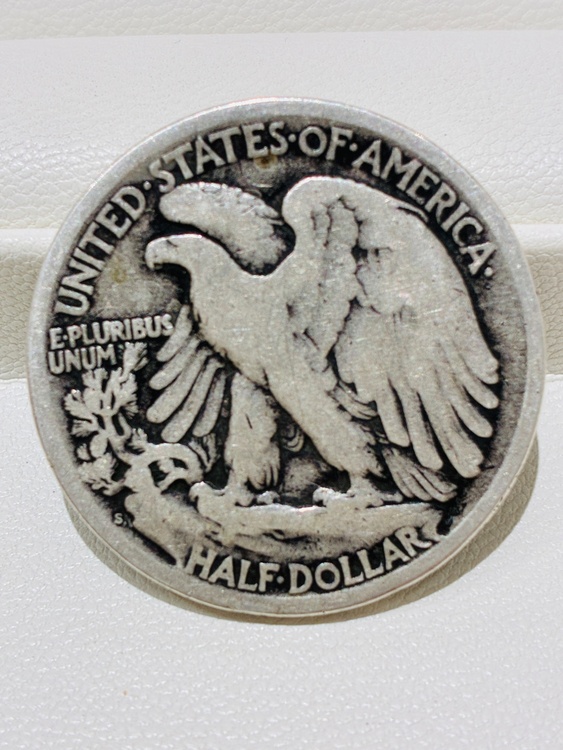 1917年 ウォーキング・リバティ ハーフドル 白頭鷲 アメリカ 銀貨（美術品・骨董品）の商品画像 - 査定依頼日：2026年4月29日