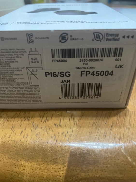 B&W Pi6（オーディオ・スピーカー）の商品画像 - 査定依頼日：2025年12月15日 - 最高査定価格：10,000円