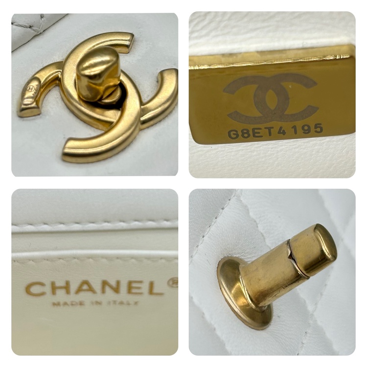 CHANEL ハートチャーム ミニマトラッセ ホワイト（ブランドバッグ）の商品画像 - 査定依頼日：2026年5月29日 - 最高査定価格：260,000円