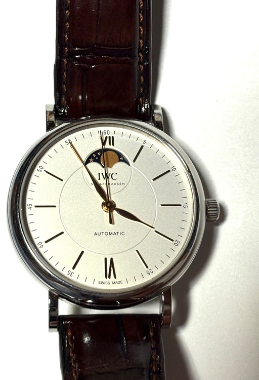 iwc ポルトフィーノムーンフェイズ（高級時計）の商品画像 - 査定依頼日：2025年9月4日 - 最高査定価格：520,000円