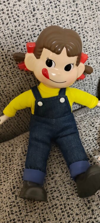 ペコちゃんとポコくんの人形（美術品・骨董品）の商品画像 - 査定依頼日：2026年8月3日 - 最高査定価格：1,000円