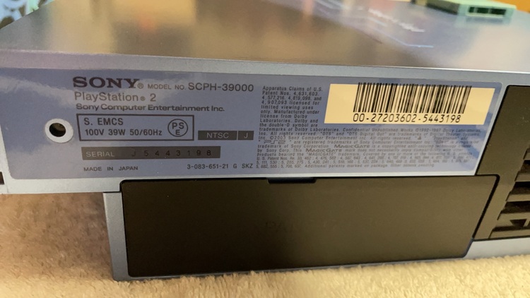 PlayStation2本体（SCPH-39000 AQ/アクア） 箱・説明書無（ゲーム機本体・ゲームソフト）の商品画像 - 査定依頼日：2025年6月10日 - 最高査定価格：2,000円