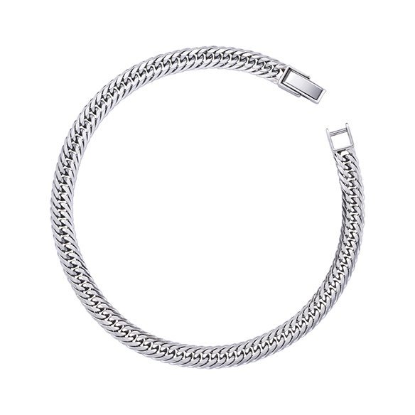 純プラチナ キヘイブレスレット （12面カットトリプル） （金・貴金属）の商品画像 - 査定依頼日：2023年10月7日 - 最高査定価格：87,500円