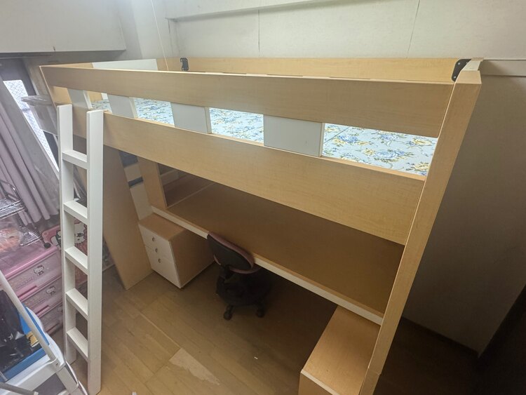 机付ベッド（家具・寝具）の商品画像 - 査定依頼日：2025年4月21日 - 最高査定価格：2,000円