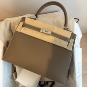 ケリー 25 エトゥープ　外縫（ブランドバッグ）の商品画像 - 査定依頼日：2026年3月29日 - 最高査定価格：4,000,000円