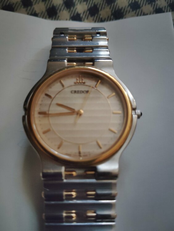 SEIKOクレドール18KT（高級時計）の商品画像 - 査定依頼日：2026年10月19日 - 最高査定価格：100,000円