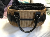 かごバッグ　ライトブラウン✖️黒（ブランドバッグ）の商品画像 - 査定依頼日：2021年1月7日 - 最高査定価格：100円