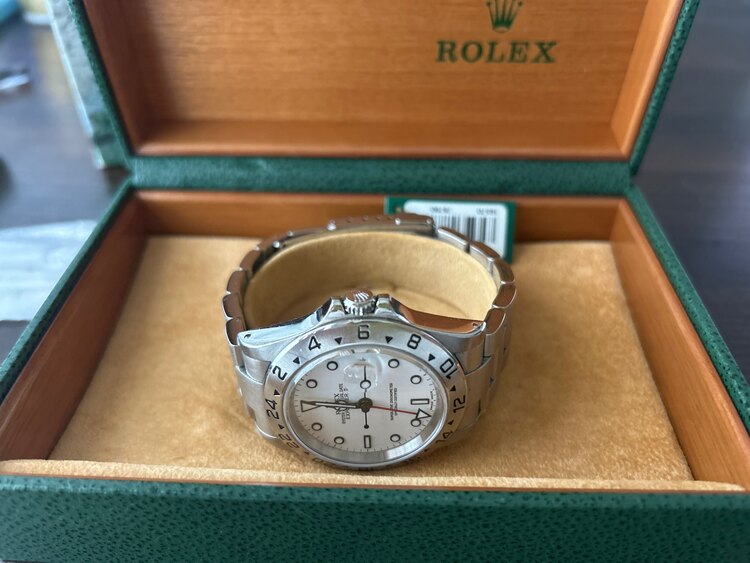 エクスプローラー2  ホワイト（高級時計）の商品画像 - 査定依頼日：2025年2月7日 - 最高査定価格：1,150,000円