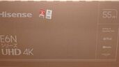 Hisense E6NシリーズUHD4K55v型テレビ（家電）の商品画像 - 査定依頼日：2025年11月9日 - 最高査定価格：30,000円