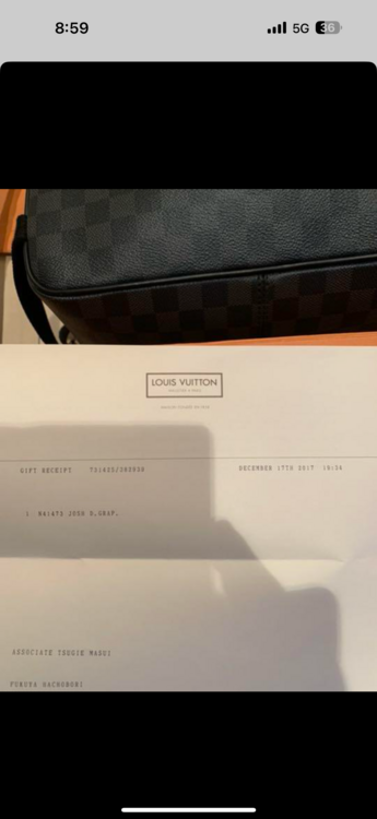 ルイヴィトン ダミエ （ブランドバッグ）の商品画像 - 査定依頼日：2025年1月26日 - 最高査定価格：170,000円