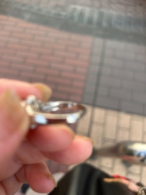 パール、メレダイヤ付きたてづめゆびわ（金・貴金属）の商品画像 - 査定依頼日：2026年2月4日 - 最高査定価格：100,000円