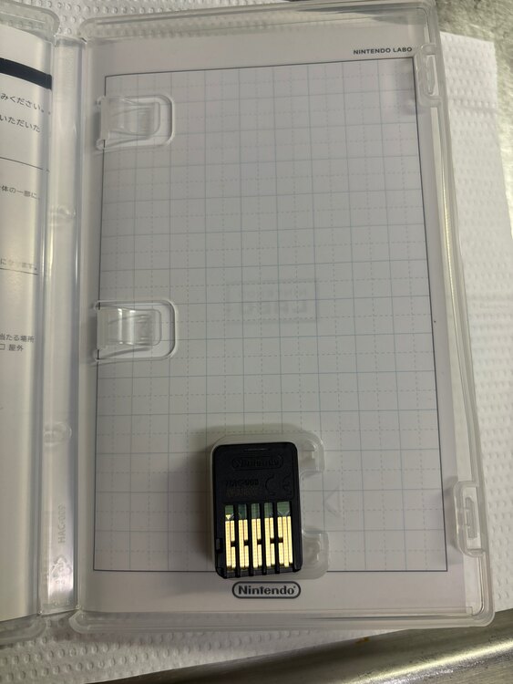 任天堂Switch ニンテンドーラボ　トイコン1（ゲーム機本体・ゲームソフト）の商品画像 - 査定依頼日：2024年12月20日 - 最高査定価格：50円