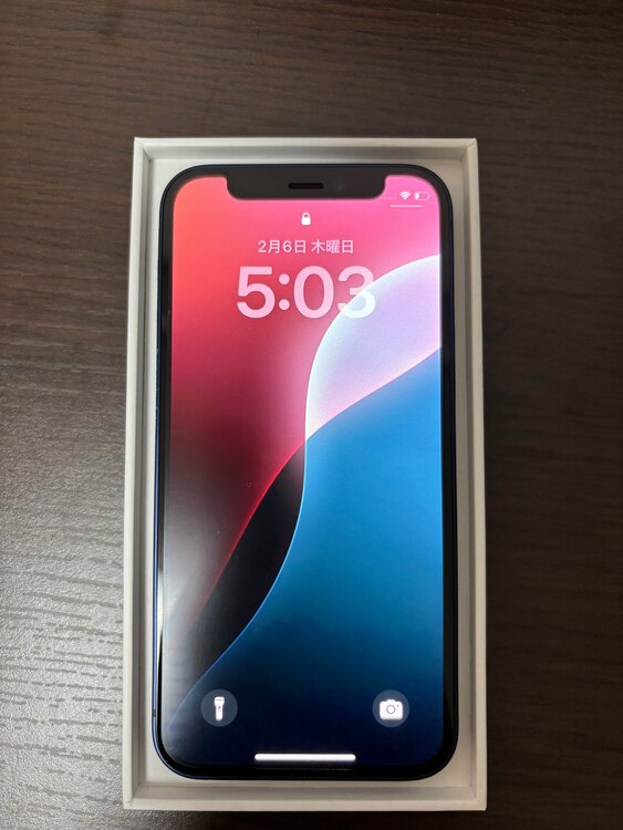 iPhone 12 mini 64GB ブルー（スマホ）の商品画像 - 査定依頼日：2025年2月6日 - 最高査定価格：14,000円