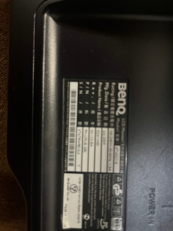 BenQ PCモニターet-0027b（PC・タブレット）の商品画像 - 査定依頼日：2025年3月6日