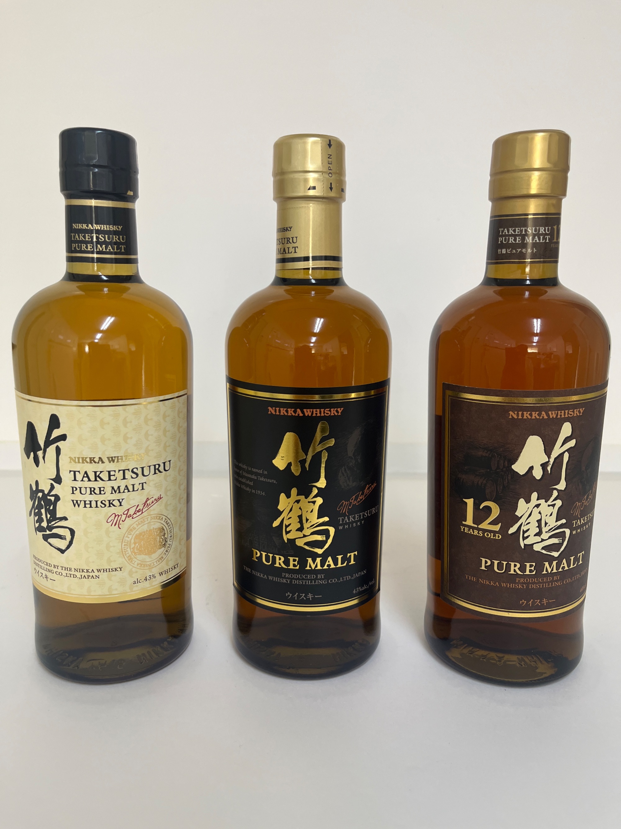 竹鶴ウィスキー 3本　まとめ売り ニッカウヰスキー - 竹鶴ウィスキー 3本 まとめ売り ニッカの