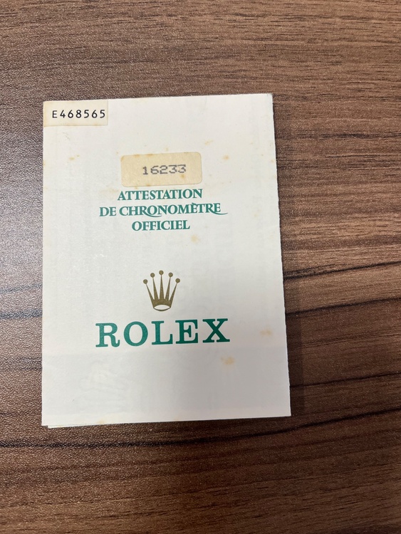 ロレックス デイトジャスト 16233（高級時計）の商品画像 - 査定依頼日：2026年3月30日 - 最高査定価格：960,000円