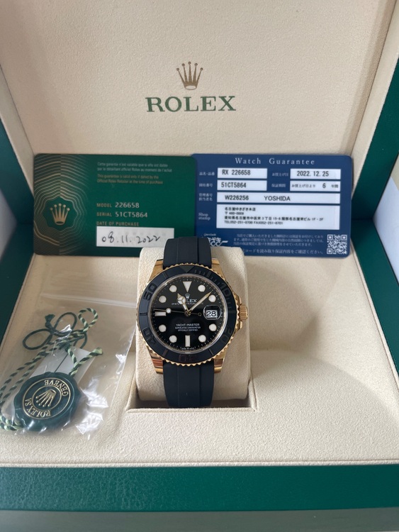 ロレックス ヨットマスター RX22665（高級時計）の商品画像 - 査定依頼日：2025年6月22日 - 最高査定価格：4,800,000円